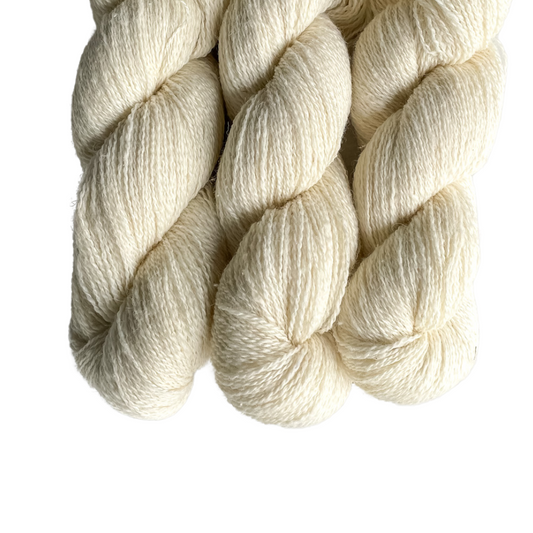 Natural Lace Weight Alpaca Yarn