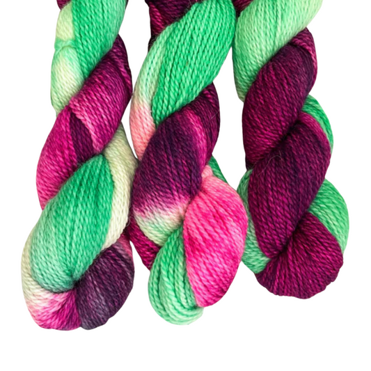 Raspberry Mojito DK Weight Alpaca Yarn